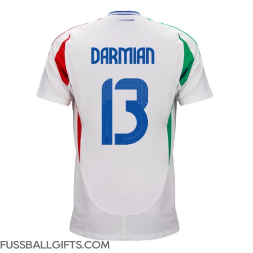 Italien Matteo Darmian #13 Fußballbekleidung Auswärtstrikot EM 2024 Kurzarm